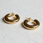Classic Everyday Gold Hoop
