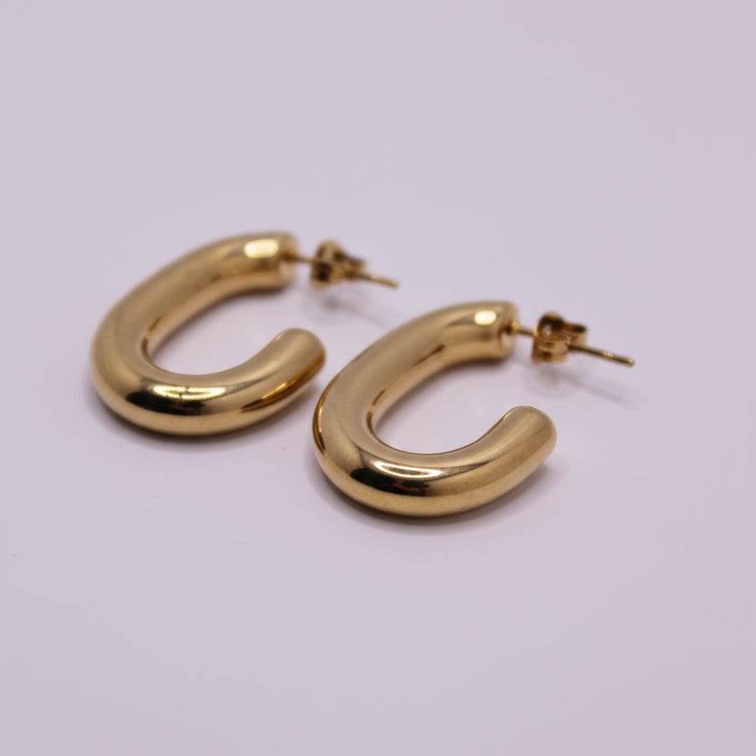 Modern Gold Earrings