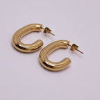 Modern Gold Earrings